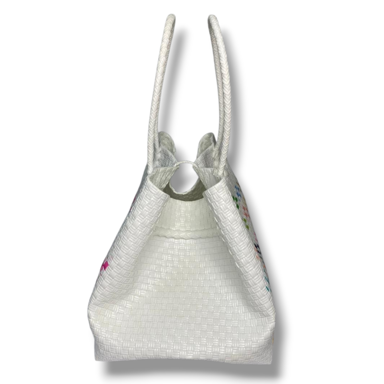 White Woven Bag