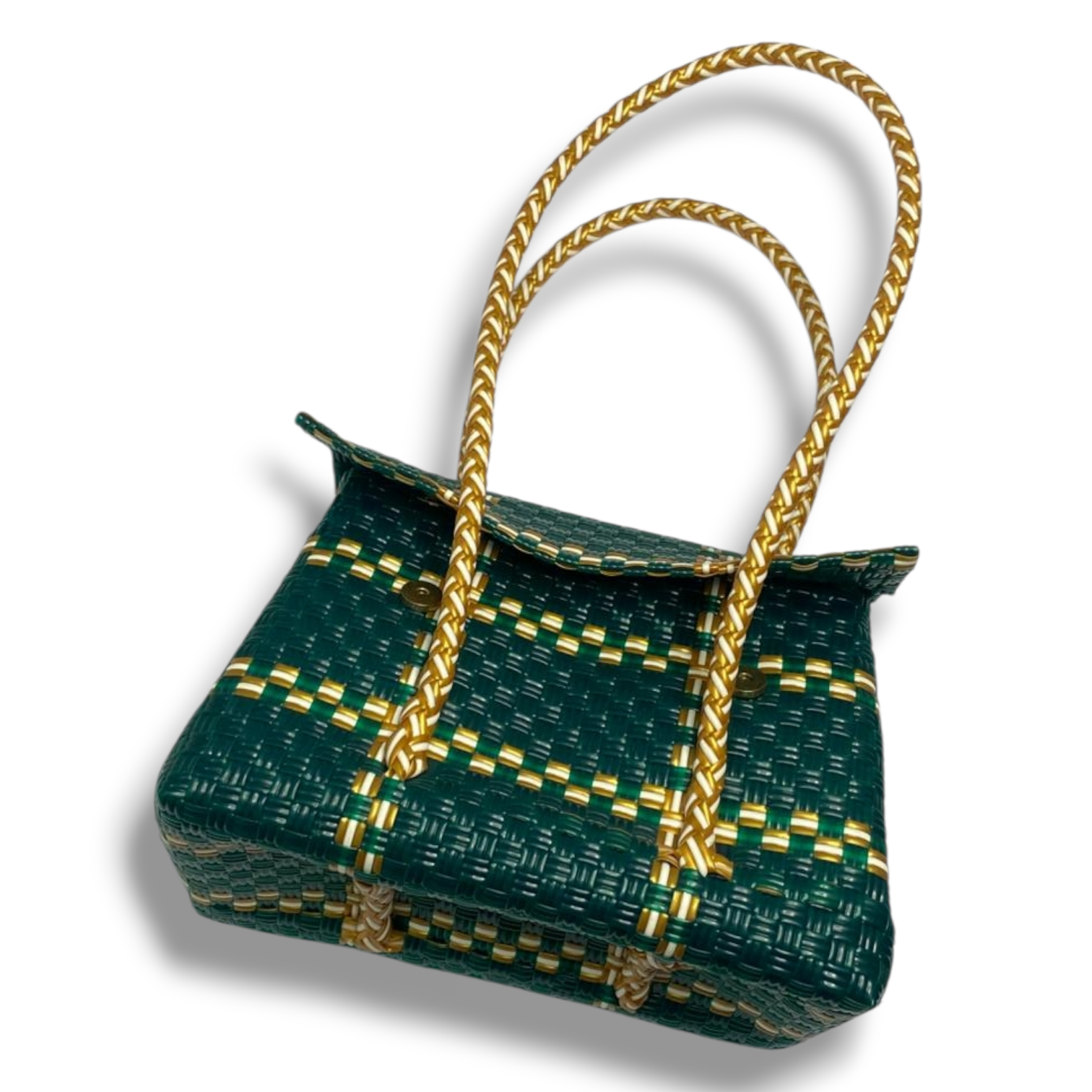 Green Woven Bag