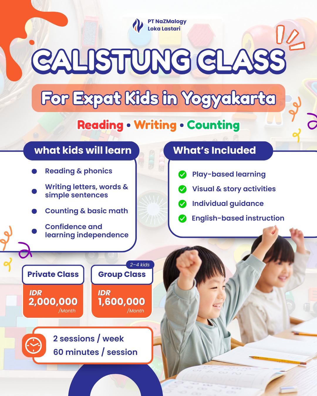 CALISTUNG CLASS Private Session Package